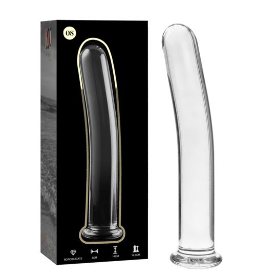 Ibiza Nebula Series – Prémium üveg dildó 14,5 cm hosszú