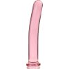 Ibiza Nebula Series 8 – pink boroszilikát üveg dildo 14,5 cm