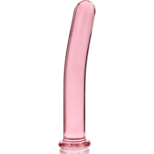 Ibiza Nebula Series 8 – pink boroszilikát üveg dildo 14,5 cm