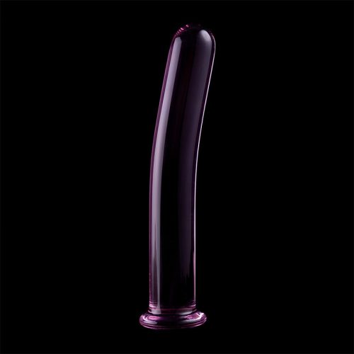 Ibiza Nebula Series 8 – pink boroszilikát üveg dildo 14,5 cm