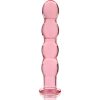 Ibiza Nebula 10 – prémium üveg dildó, rózsaszín, 16,5 cm