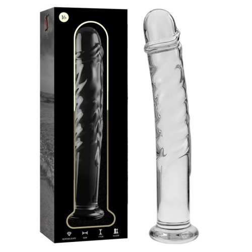 Ibiza Nebula Series – tiszta boroszilikát üveg dildo 18,5 cm