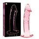 Ibiza Nebula 19 – prémium üveg dildo, rózsaszín, 18,5 cm