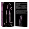 Ibiza Nebula 19 – prémium üveg dildo, rózsaszín, 18,5 cm