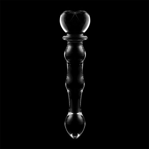Ibiza Nebula Series - elegáns boroszilikát üveg dildo 20,5 cm