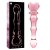 IBIZA Nebula – boroszilikát üveg dildo, 20,5 cm rózsaszín