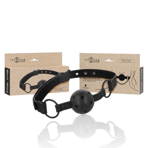 INTENSE – prémium bőr golyós fétis gag