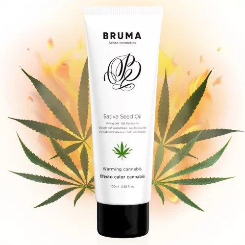 BRUMA - Melegítő csuszanó zselé kannabisz ízben 100 ml