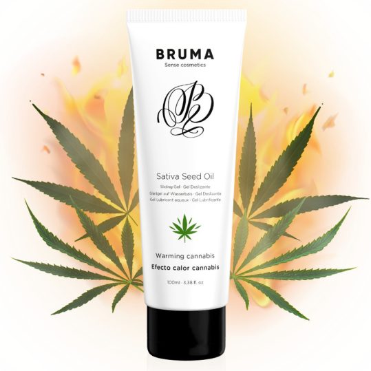 BRUMA - Melegítő csuszanó zselé kannabisz ízben 100 ml