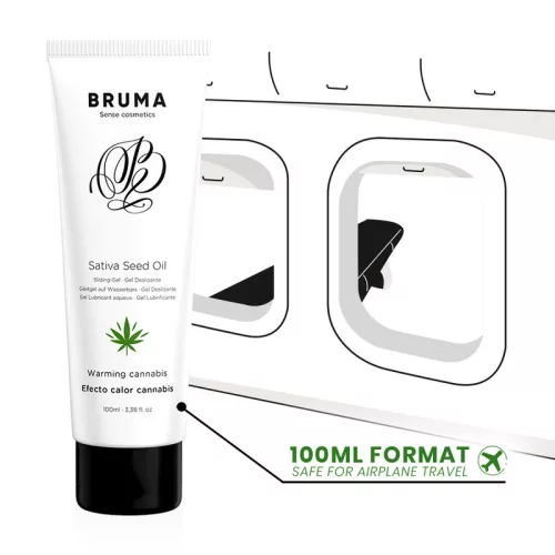 BRUMA - Melegítő csuszanó zselé kannabisz ízben 100 ml
