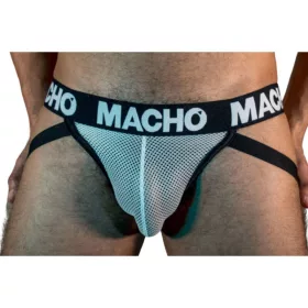MACHO MX26X1 – Prémium fehér jock grid férfi alsónemű