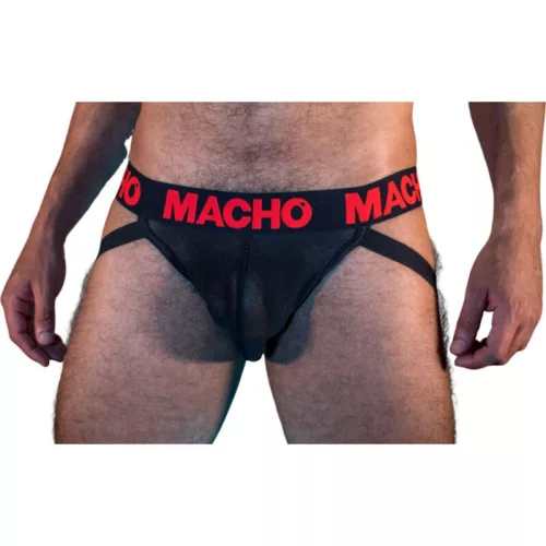 MACHO MX26X2 - stílusos fekete-piros jockstrap