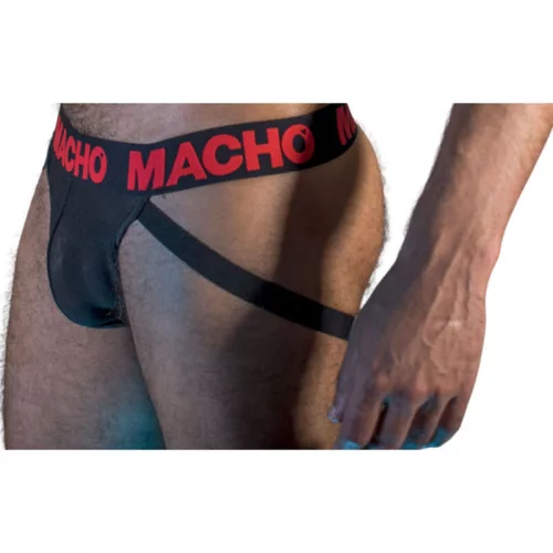 MACHO MX26X2 - stílusos fekete-piros jockstrap