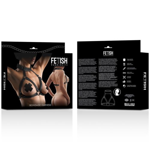 Fetish Submissive – állítható mellkaspánt prémium élményhez