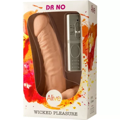 ÉLŐ - Dr. No – realistikus pénisz vibrátor 18 cm