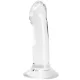 Életben – realisztikus, átlátszó 16 cm pénisz vibrátor
