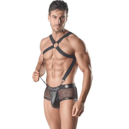 ANAIS MEN - AXEL HARNESS II XXL/XXXL - prémium hímzett heveder