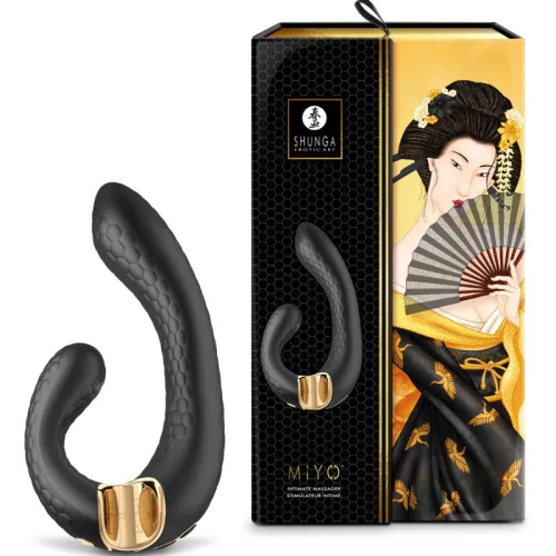 SHUNGA – elegáns intim masszírozó fekete színben