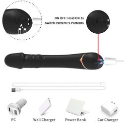 ARMONY – prémium szilikon vibrátor fekete színben