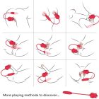 ARMONY RÓZSA – 3 az 1-ben érzéki stimulátor piros farokkal