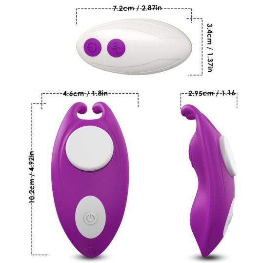 ARMONY – G-pontos vibrátor távirányítóval, érzéki bugyival