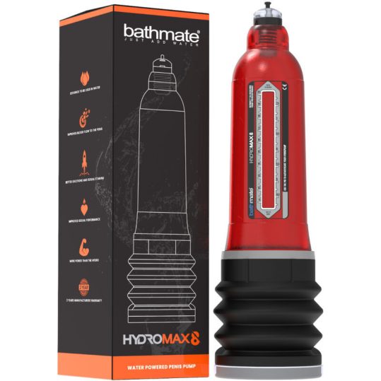 Bathmate Hydromax 8 – prémium víz alatt használható szívóköpeny