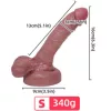 ARMONY – élethű folyékony szilikon dildó 13 cm
