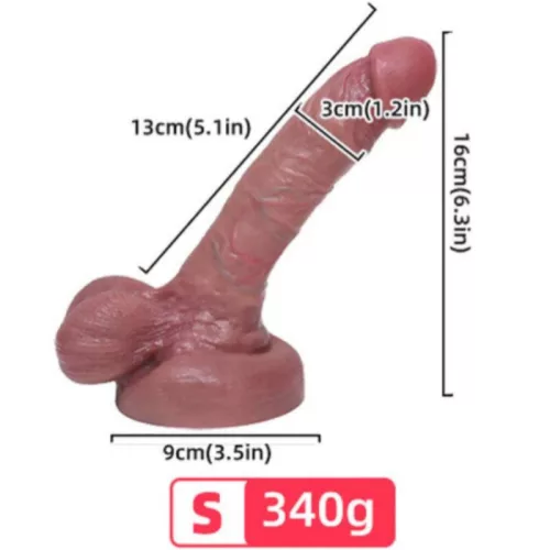 ARMONY – élethű folyékony szilikon dildó 13 cm