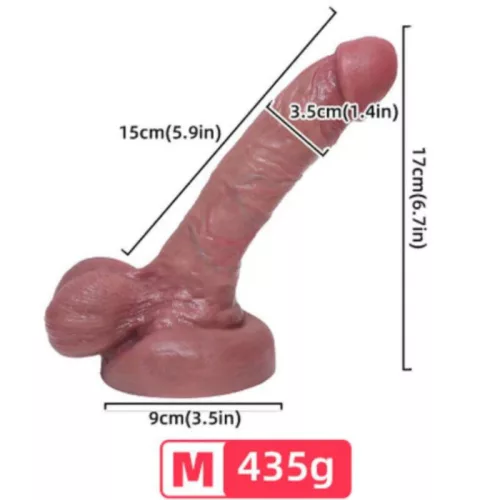 ARMONY – élethű folyékony szilikon dildó 15 cm