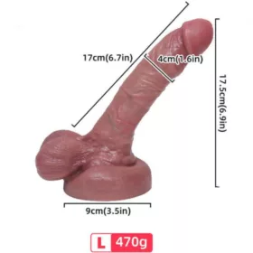 ARMONY - élethű folyékony szilikon dildó 17 cm