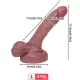 ARMONY - élethű folyékony szilikon dildó 17 cm