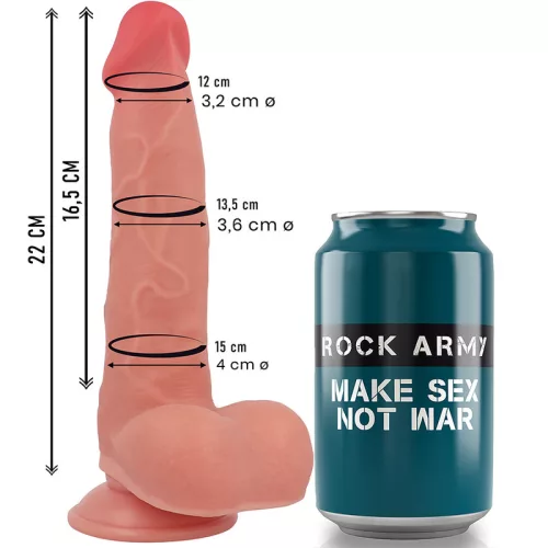 ROCKARMY - prémium folyékony szilikon masszírozó 22 cm