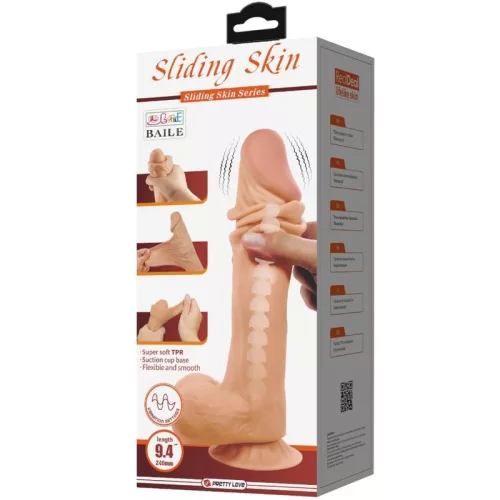 PRETTY LOVE – 24 cm-es élethű dildó tapadókoronggal