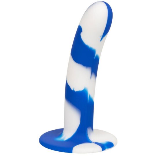 CalExotics - rugalmas vibráló dildó, csavaros forma