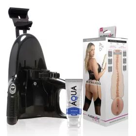   Fleshlight Mia Malkova Boss Level maszturbátor, univerzális automata adapterrel + 50ml síkosító - anál