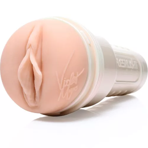 Fleshlight Violet Myers Waifu maszturbátor, univerzális automata adapterrel + 50ml síkosító - vagina