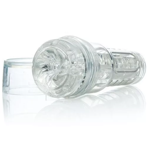 Fleshlight GO Torque Ice maszturbátor, univerzális automata adapterrel + 50ml síkosító - vagina