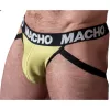 Macho MX25A – sárga lycra jockstrap, prémium érzékiség