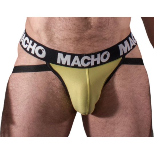 MACHO MX25A – sárga lycra jock alsó prémium kényelemért
