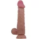 PRETTY LOVE - élethű dildó csúszós bőrfelülettel, 24 cm