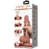 PRETTY LOVE – valósághű dildó csúszó bőrfelülettel 21,8 cm