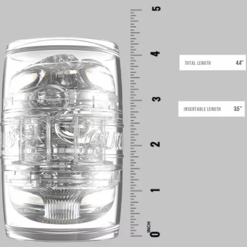 Fleshlight Quickshot Autumn Falls kompakt dupla maszturbátor - áttetsző