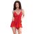 CHILIROSE - érzéki babydoll piros színben S/M méretben