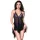 CHILIROSE – érzéki babydoll, lila-fekete S/M