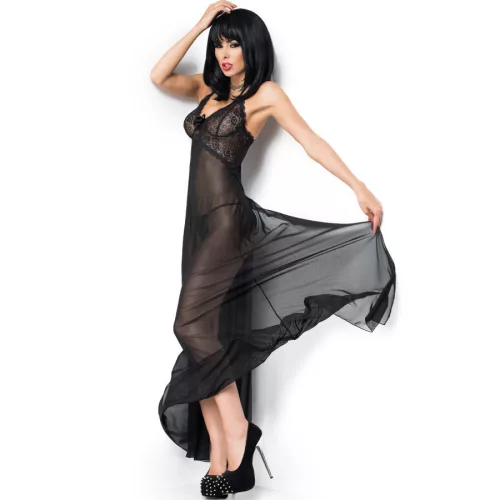CHILIROSE – fekete babydoll S/M, érzéki és stílusos