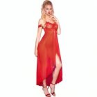 CHILIROSE - érzéki hosszú vörös babydoll S/M