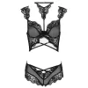 LIVCO CORSETTI FASHION - csábító fekete melltartó és bugyi szett