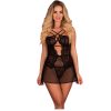 LIVCO CORSETTI FASHION - elegáns fekete ing és tanga szett