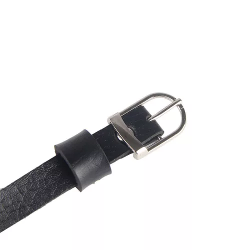 SUBBLIME – bőr mellkasi heveder láncokkal, univerzális méret