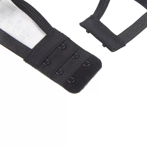 SUBBLIME – 3 darabos fekete melltartó, tanga és harisnyatartó szett